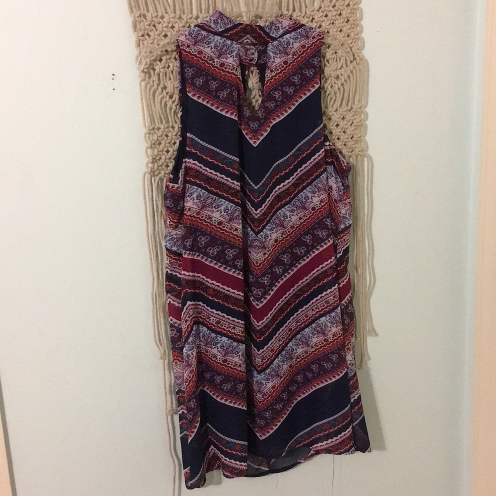 chevron swing dress